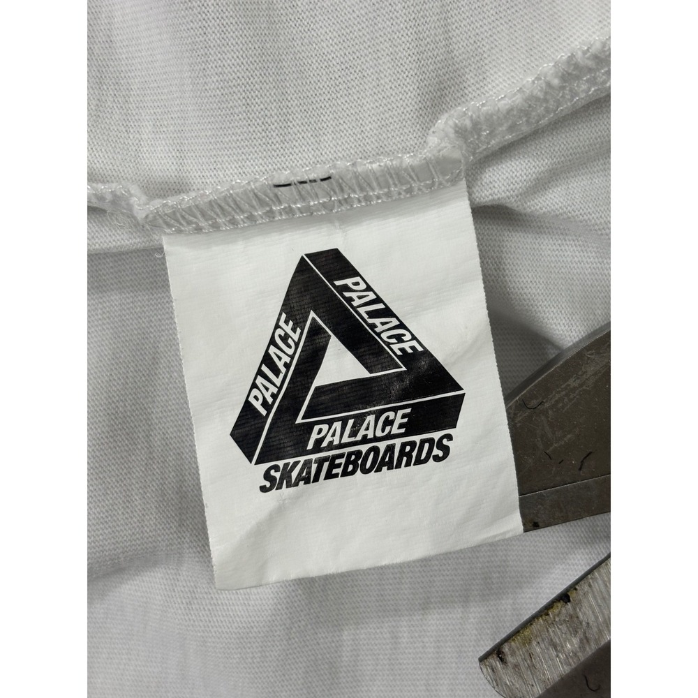 Palace‎ Skateboards Bubbling Print T-Shirt Mens Large White Short sleeve - Picture 3 of 8
